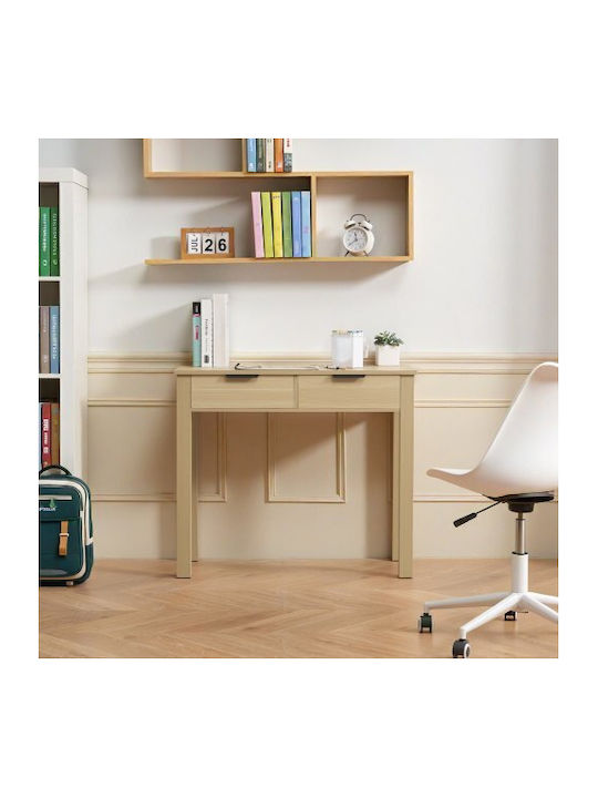 Παιδικό Γραφείο από Μελαμίνη Μπεζ 87x39.5x75.1cm