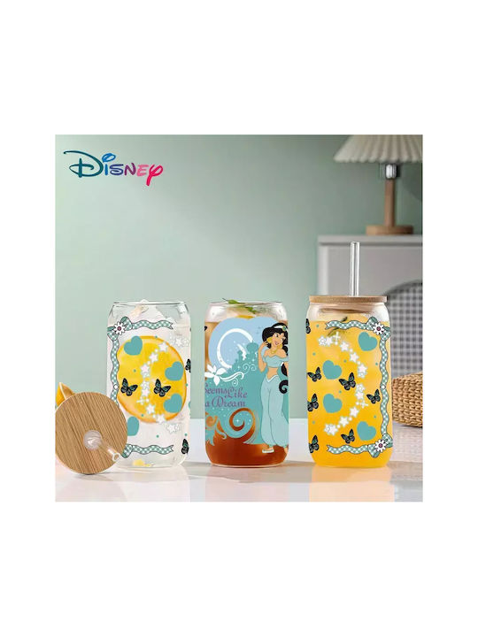 Γυάλινο Ποτήρι Καπάκι Jasmine