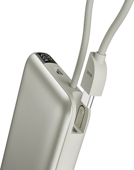 Energea Bazic Fusion Mag MagSafe Power Bank 10000mAh 15W with USB-C Power Delivery / PPS Grey