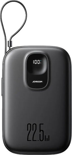 Joyroom JR-PBF18 Power Bank 10000mAh 22.5W με Θύρα USB-A και Θύρα USB-C Power Delivery Μαύρο