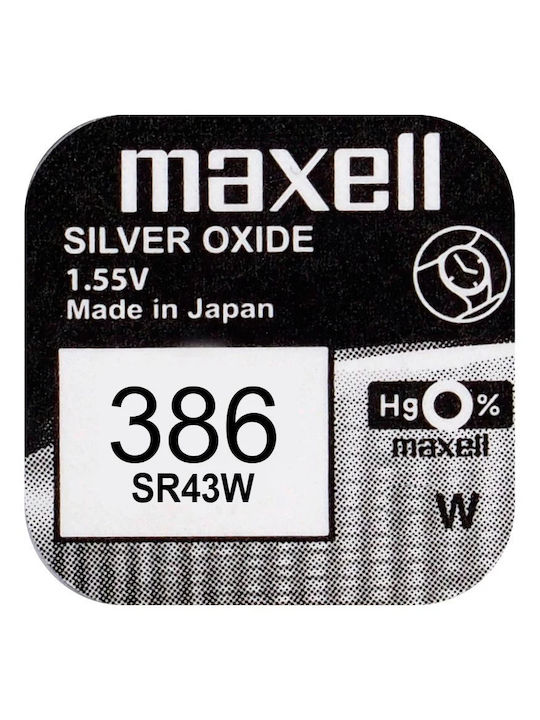 Buttoncell Maxell 386 Sr43w Sr43 Τεμ 1