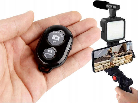Verk Group Cell Phone Tripod Bluetooth With Black Lighting