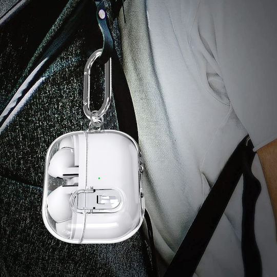 Калъф с кука в Розов цвят за Galaxy Buds3
