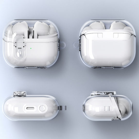 Θήκη με Γάντζο σε Διάφανο χρώμα για Galaxy Buds3