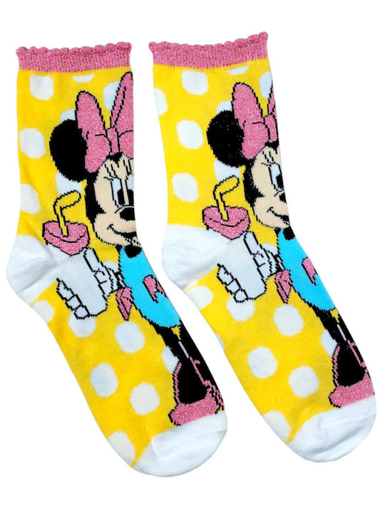 Disney Παιδικές Κάλτσες Minnie 3 Ζευγάρια