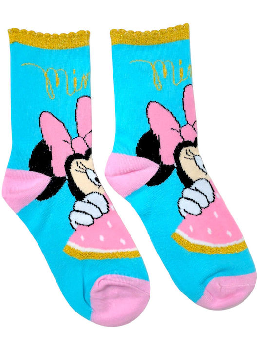 Disney Kids' Socks Minnie Colorful 3 Pairs
