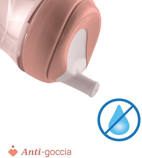 Chicco Παιδικό Ποτηράκι Advanced Cup από Πλαστικό Πορτοκαλί 266ml για 12m+