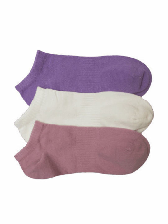 Vtex Socks Γυναικείες Κάλτσες Μωβ 3Pack