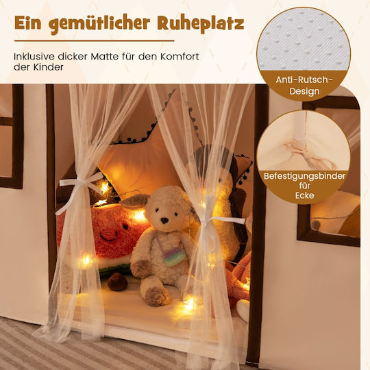 Costway Παιδική Σκηνή Σπιτάκι Πολύχρωμο