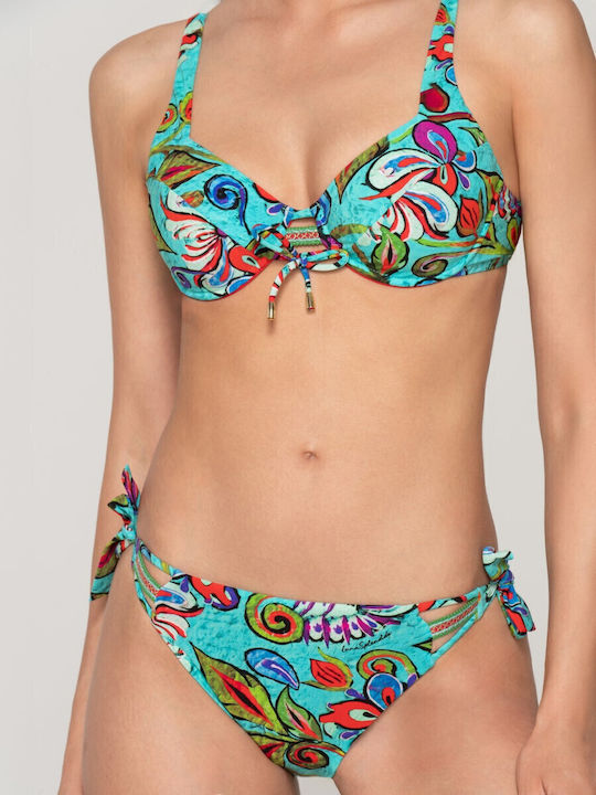 Bikini Slip with Ties Multicolor