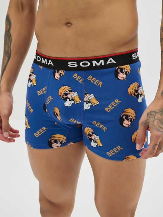 Herren Boxershorts Blue 1Packung