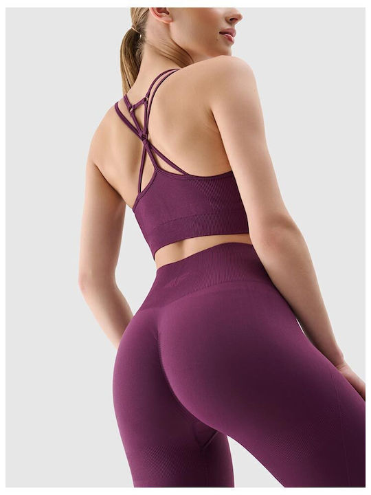 Functional Yoga Women's Firming High Waist Purple Leggings