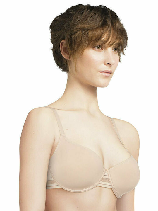 Beige Minimizer Sutien cu Baloane
