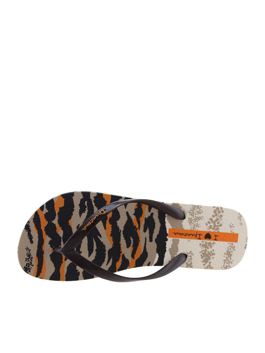 Animal Flip Flops In Black Colour
