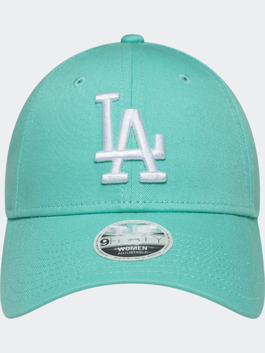 New Era LA Dodgers Women's MLB League Essential Green 9Forty Adjustable Cap Green Hat