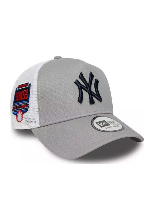New York Yankees Mlb Men's Snapback Trucker Cap Gray