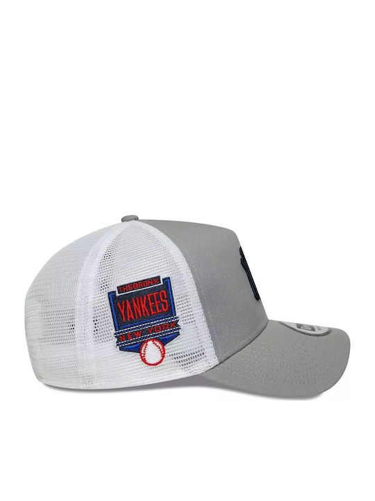 New York Yankees Mlb Men's Snapback Trucker Cap Gray