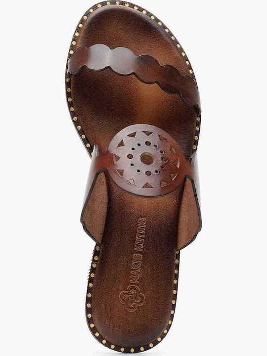 Sandale Casual Damă de Piele Maro