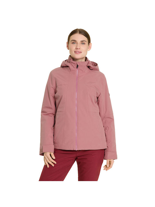 Ziener 244104-184 Γυναικείο Μπουφάν για Σκι & Snowboard Ροζ