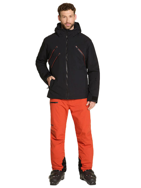 Ziener 244202-12 Ανδρικό Μπουφάν για Σκι & Snowboard Μαύρο
