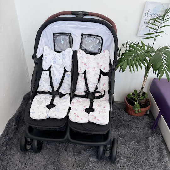 Stroller Seat Liner Blue