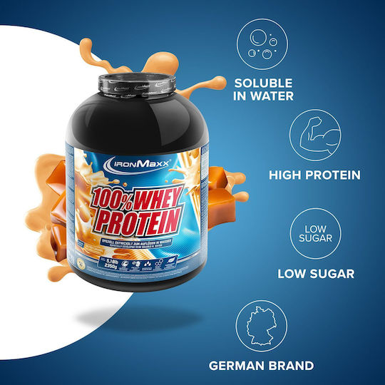 IronMaxx 100% Whey Protein Whey with Flavor Salted Caramel 2.35kg