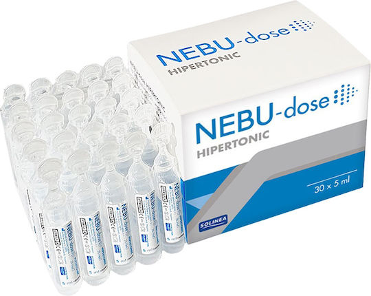 Hypertonic Saline Solution Solinea Nebu-Dose Concentration 3% 30 Single Doses X 5 Ml