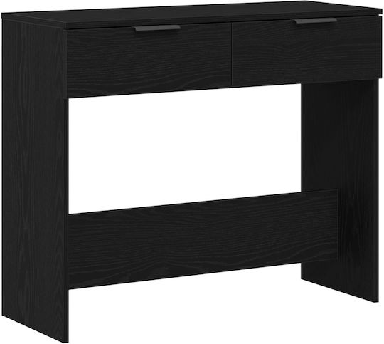 Wooden Console Table Black Oak L90xW36xH75cm