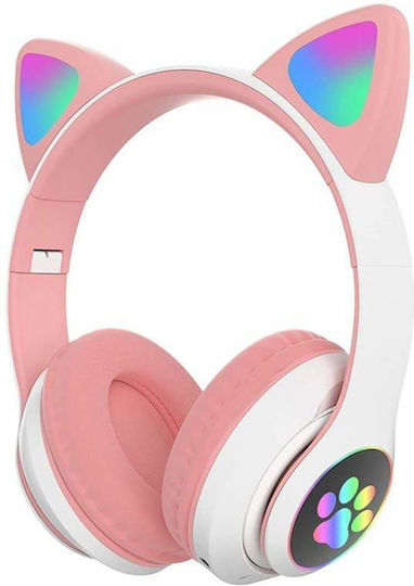 Fără fir Bluetooth Pentru copii Over Ear Căști cu 5 ore de Funcționare Roz