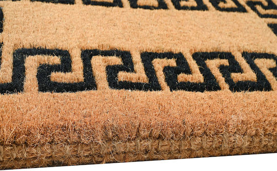 Entrance Mat made of Coir with Anti-slip Backing Black 45x75cm