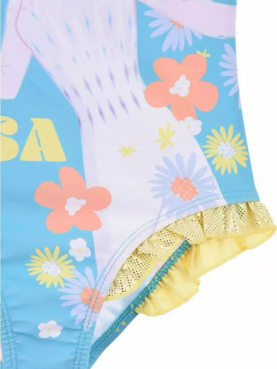 Frozen Kinder Badebekleidung Einteilig Hellblau
