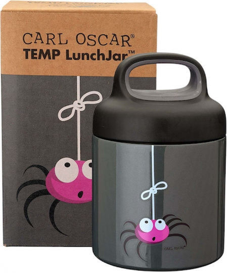 Carl Oscar Temp Ανοξείδωτο Παιδικό Δοχείο Φαγητού 0.3lt Γκρι