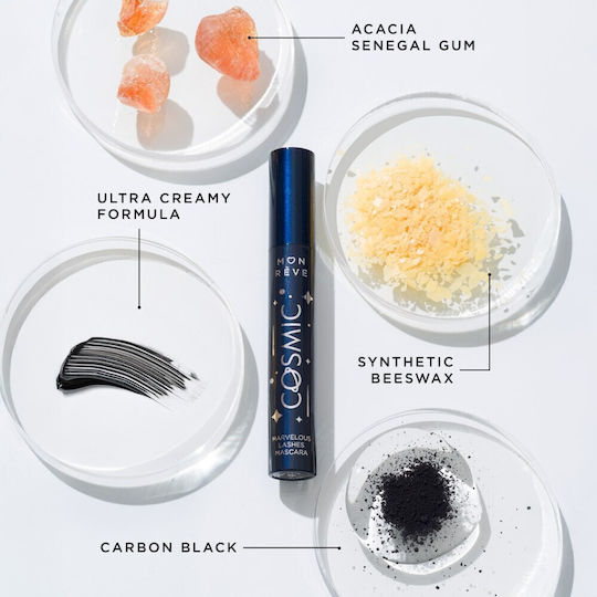 Mon Reve Cosmic Mascara for volume, Curling & Length 01 Black 12ml