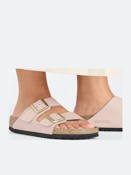 Bs Classic Arizona Sandale De Damă Din Piele Roz Îngust Fit