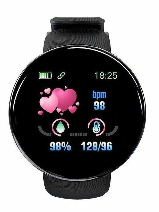 Siks Fitness Bracelet Μαύρο