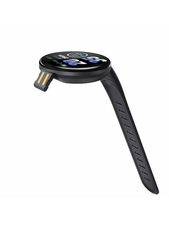 Siks Fitness Bracelet Μαύρο