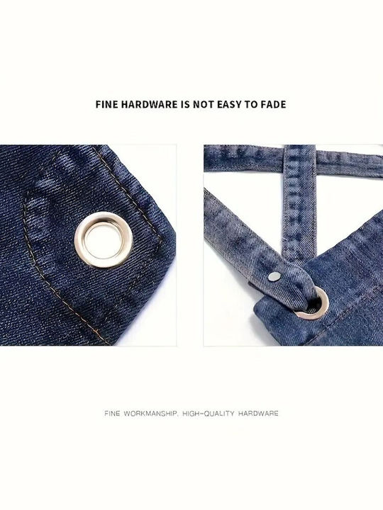 Küchenschürze Blau QE341333 1Stück