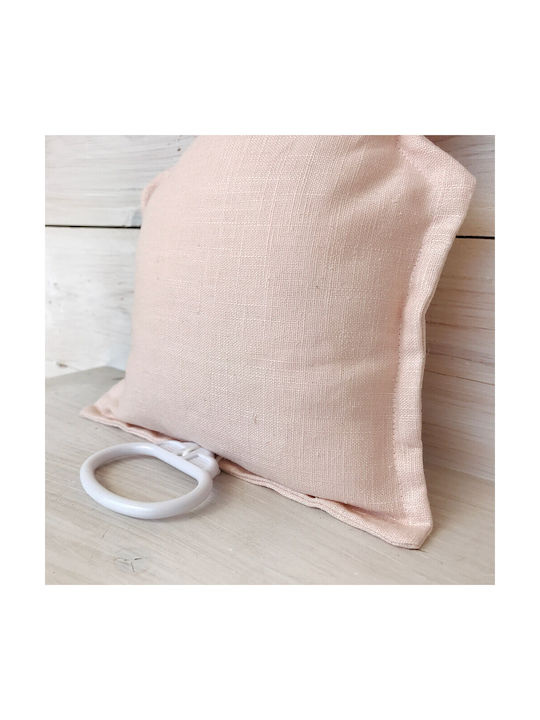 Musical House Fabric Pillow Toy Salmon 18x22cm 1 Pc