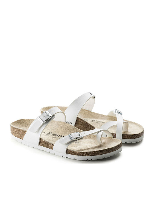 Mayari Birko-Flor Women's Anatomic Sandals White Regular Fit