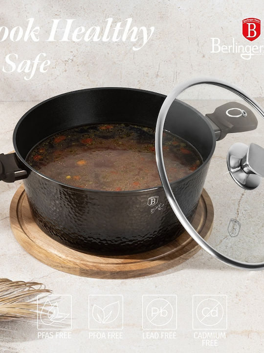 Berlinger Haus Primal Gloss Collection Aluminum Cookware Set Primal Gloss With Non-Stick Coating 6 Pieces