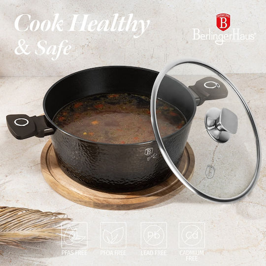 Berlinger Haus Primal Gloss Collection Aluminum Cookware Set Primal Gloss With Non-Stick Coating 6 Pieces