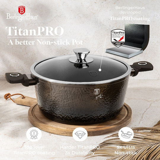 Berlinger Haus Primal Gloss Collection Aluminum Cookware Set Primal Gloss With Non-Stick Coating 6 Pieces