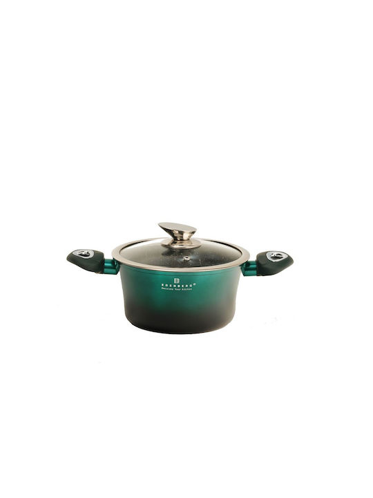 Edenberg Set de vase de gătit din aluminiu Green cu strat antiaderent 15buc