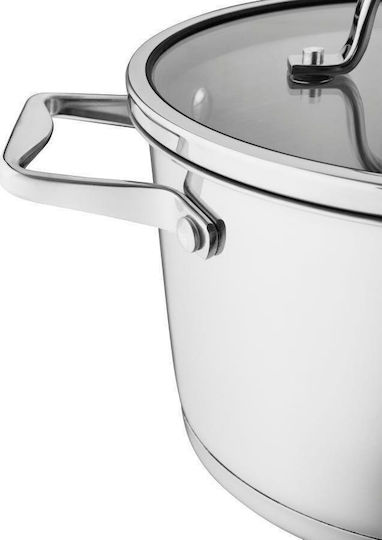 Florina Florina Stainless Steel Pots Set with Non-stick Interior Coating 4 Pieces