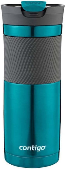 Contigo Byron Μπουκάλι Θερμός Ανοξείδωτο 470ml Τιρκουάζ