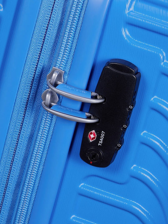 American Tourister Mickey Clouds Βαλίτσα Ταξιδίου Καμπίνας Σκληρή Μπλε με 4 Ρόδες Ύψους 55εκ.