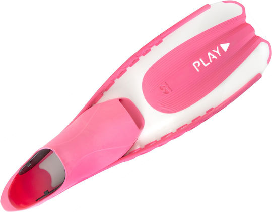 Salvas Swimming Flippers Play Pink White