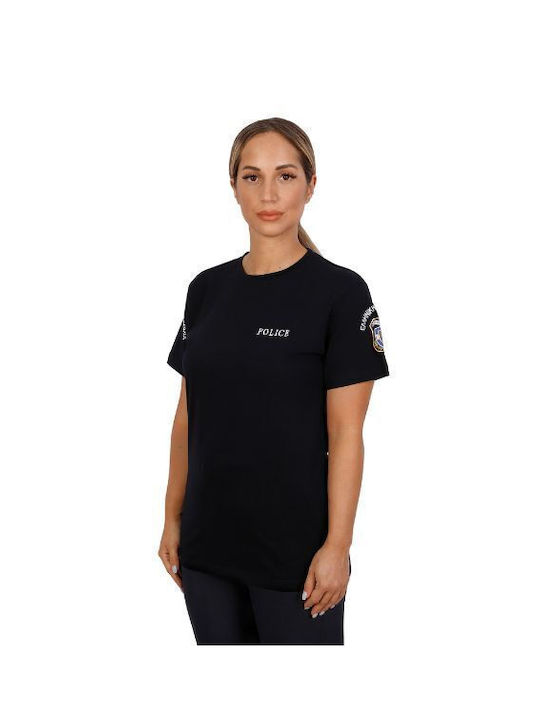 Unisex T-Shirt der Hellenischen Polizei Dunkelblau
