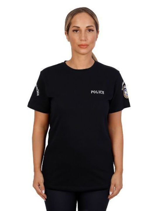 Unisex T-Shirt der Hellenischen Polizei Dunkelblau