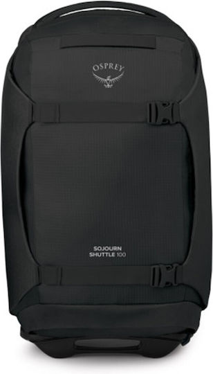 Osprey Σακ Βουαγιάζ Πλάτης 100lt Μαύρο Υφασμάτινο Μ78xΠ43xΥ49εκ.